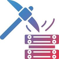 Data Mining Vector Icon