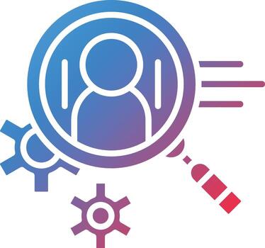 usuario comportamiento analítica vector icono