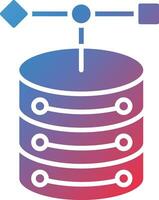 objeto base de datos vector icono