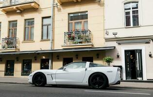 minsk, bielorrusia, agosto 2023 - chevrolet corbeta z06 foto