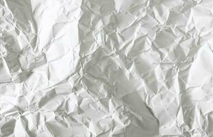 Photo view of crinkled paper texture background