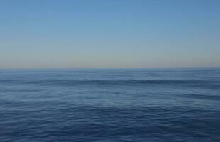 Blue water surface background photo