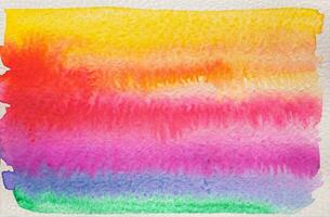 Abstract colorful watercolor background photo