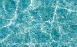 Blue water surface background photo