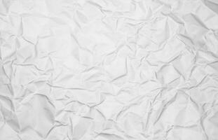 Photo view of crinkled paper texture background