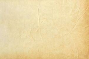 Photo view of crinkled paper texture background