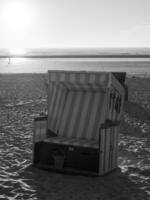 the island of langeoog in germany photo