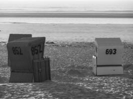 the island of langeoog in germany photo