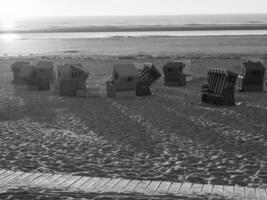 the island of langeoog in germany photo