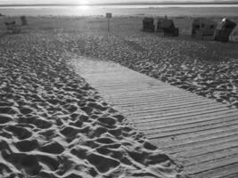 the island of langeoog in germany photo