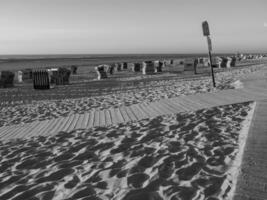 the island of langeoog in germany photo