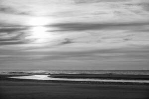 langeoog isla en el norte mar foto