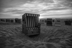 the beach of langeoog island photo