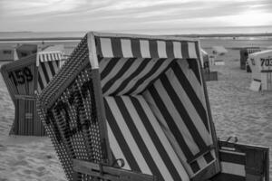 the beach of langeoog island photo