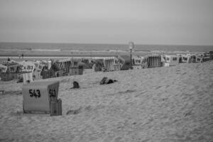 el playa de langeoog isla foto