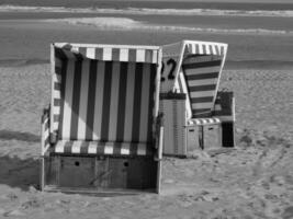 the island of Langeoog in germany photo