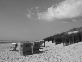 isla langeoog en el mar del norte foto