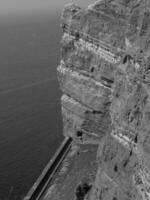 the island of Helgoland in the north sea photo