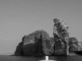 el alemán isla de helgolandia foto