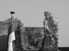 el alemán isla de helgolandia foto