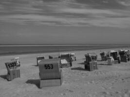 isla langeoog en el mar del norte foto