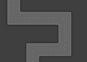 Dark grey abstract road tech background vector