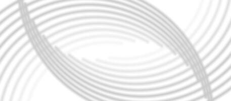 Grey smooth round lines abstract geometric banner design vector