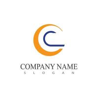 C letter logo template vector element business and symbol