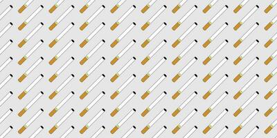 cigarette seamless pattern isolated on pink background vector