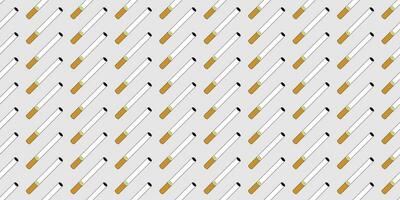 cigarette seamless pattern isolated on pink background vector