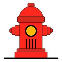 fire hydrant icon color style vector