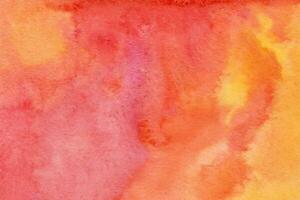 pink red-yellow watercolor background texture photo