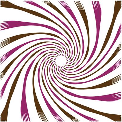 James rifled gun barrel grooves. Horizontal background, vector pattern, rifled channels.