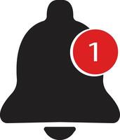 Notification bell icon in flat isolated on transparent background Incoming inbox message. show New message notification Ringing bell, clock and smartphone, alarm alert. Vector for apps website