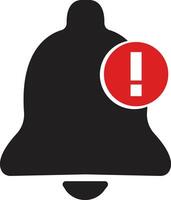 Notification bell icon in flat isolated on transparent background Incoming inbox message. show New message notification Ringing bell, clock and smartphone, alarm alert. Vector for apps website