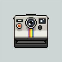 Pixel art illustration camera. Pixelated analog camera. classic camera icon pixelated for the pixel art game and icon for website and video game. old school retro. vector