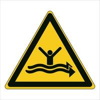 ISO 7010 Registered safety signs symbol pictogram Warnings Caution Danger Strong currents vector