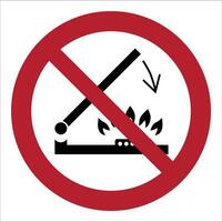 ISO 7010 Registered safety signs symbol pictogram Warnings Caution Danger Prohibition Do not shut lid when burners are operating vector