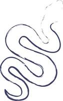 Snake hand drawn vector illustration