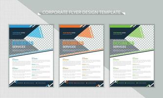 Stylish Flyer design layout vector