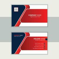 Stylish Business Card Design Layout vector