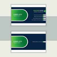 Simple and minimal Business Card Design vector