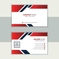 sencillo y elegante negocio tarjeta diseño modelo vector