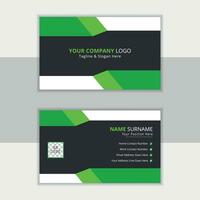 Corporate Business Card Vector Template Design