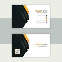 Abstract Business Card Vector Template