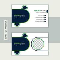 Abstract Business Card Design Vector Template