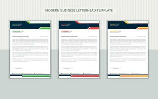 Elegant and simple letterhead design vector template