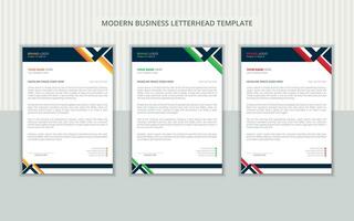 Letterhead Design Template vector