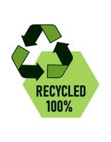 Vector Symbol for Recycled