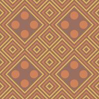 Striped abstract geometric seamless pattern with rhombuses. Tile background. Infinity wrapping paper with different shapes. Creative texture. vector